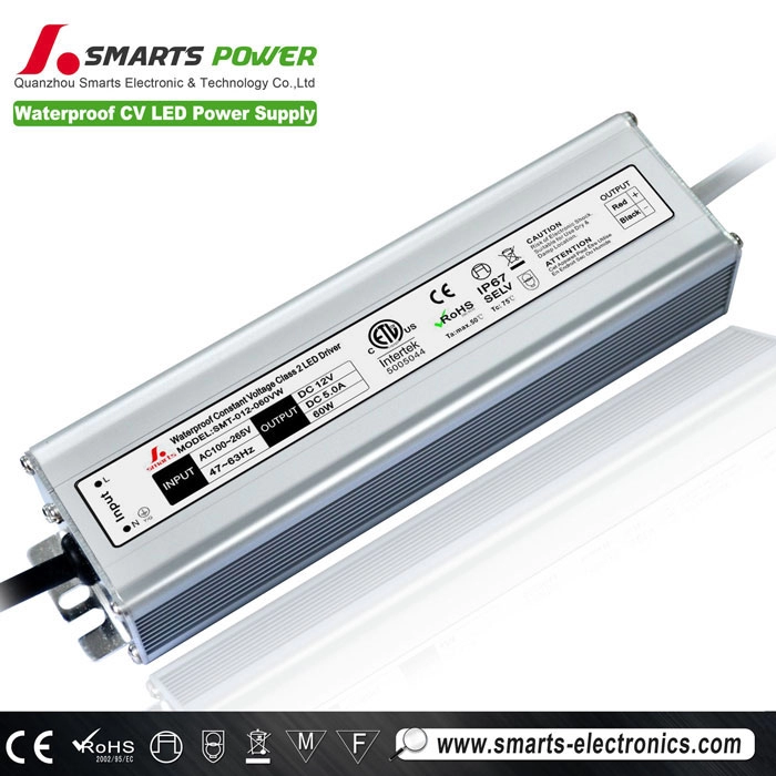 AC to DC 12V 60W Constant voltage LED power supply