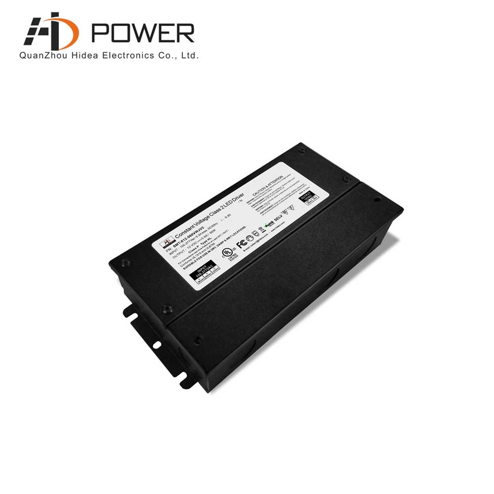 UL class 2 listed 12v 60w constant voltage led driver outdoor