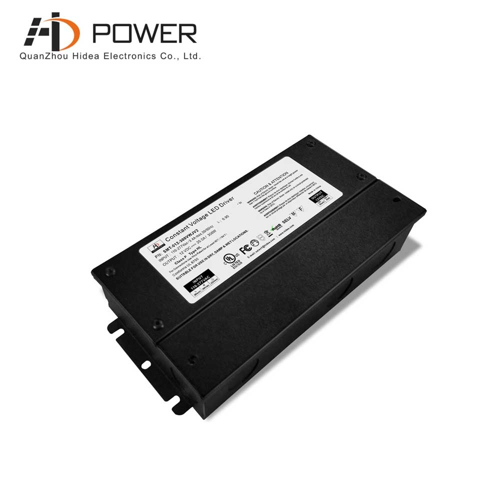 UL listed  Class P12V 300w led driver built in junction box with high quality