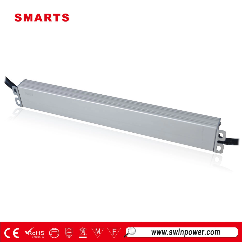 ultra thin led driver outdoor ip66 12v 24v 36v 100w slim for led ceiling light