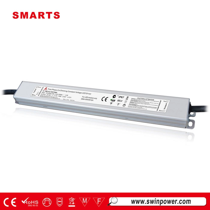 With SAA CE ROHS constant voltage triac dimmable led driver 100w 12v ac to dc power supply