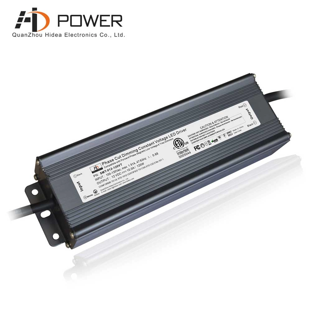 12v triac dimmable 120w led light power supplies