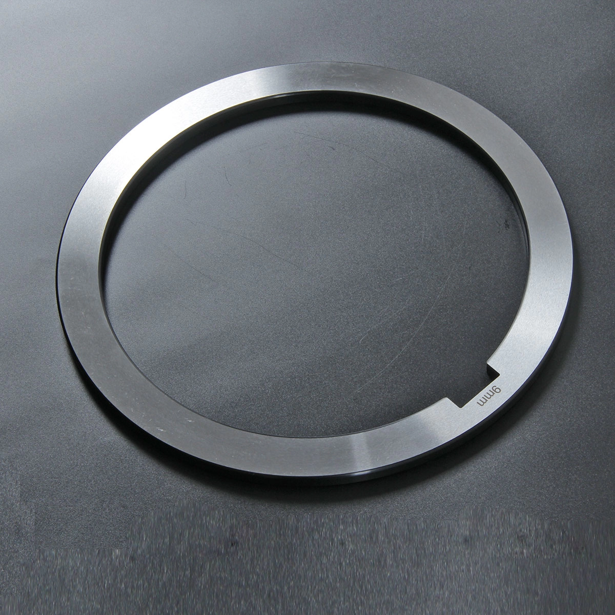 High precision slitter steel metal spacer with rubber disc for slitting line knives