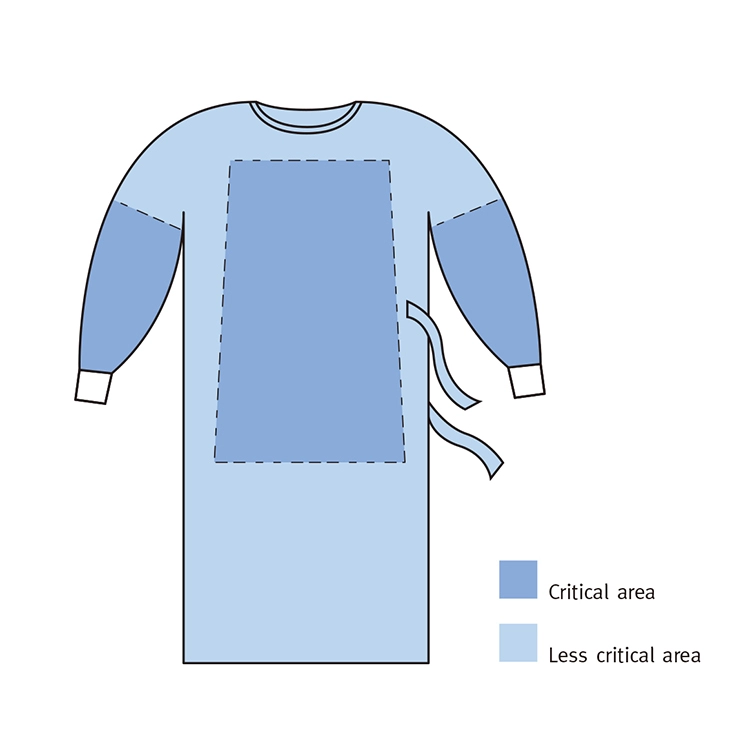 Disposable Medical Surgical Reinforced Gowns