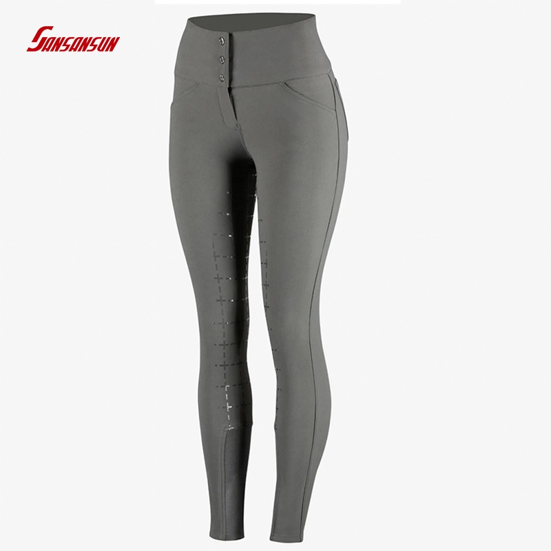 Compression Silicone Printing Riding Pants