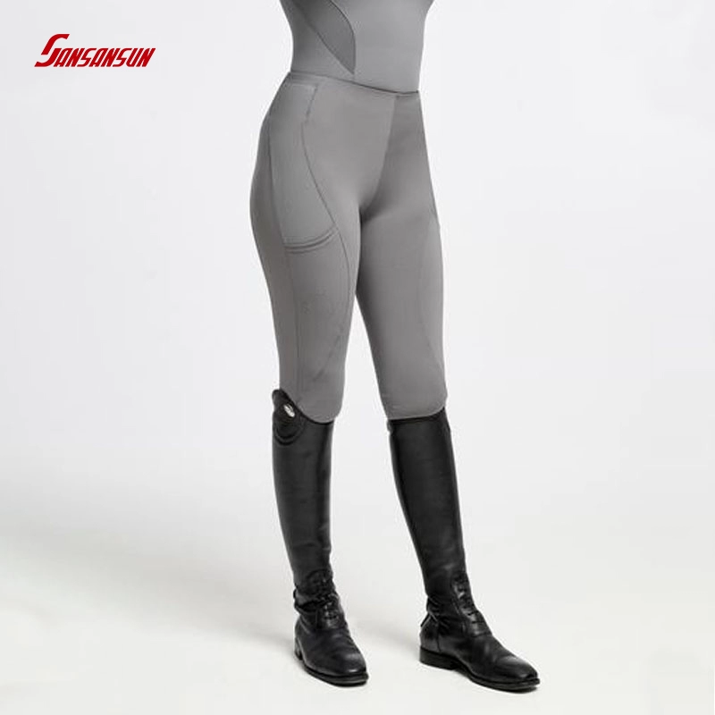 Women Compression Equestrian Tights With Pockets