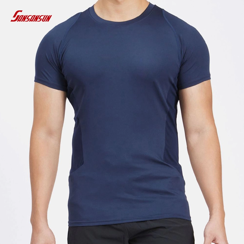 Men Gym Wear Quick Dry Sports Shorts Sleeves Shirts