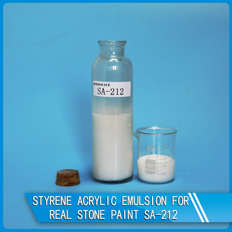 Styrene Acrylic Emulsion for Real Stone Paint SA-212