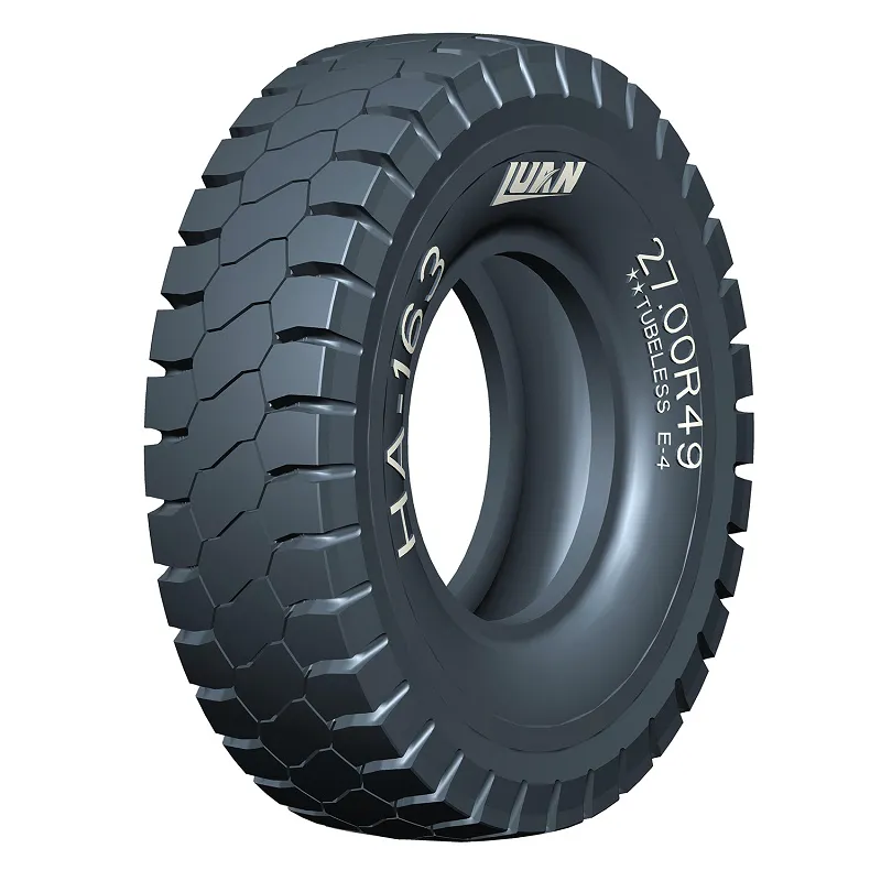 27.00R49 Giant Mining Tyres Pattern HA163 for 100 ton Rigid Dump Trucks
