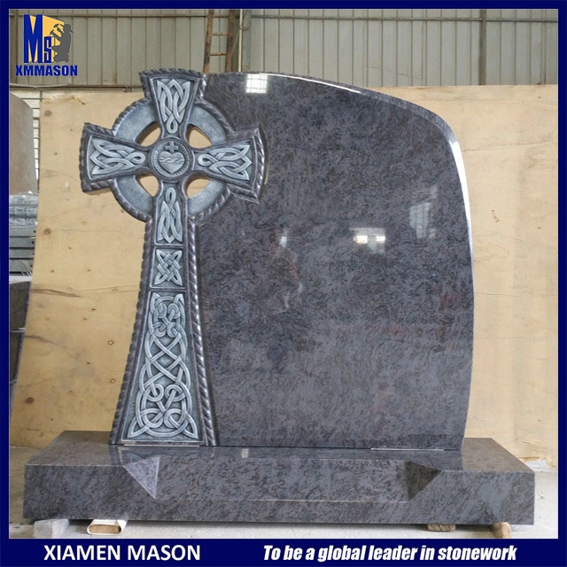 Irish Granite Celtic Cross Memorial Headstone