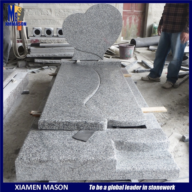 France Monument Heart Headstone Granite GRIS PASHAWAR G623