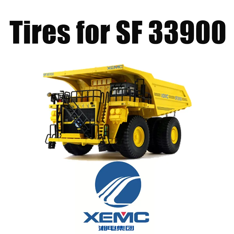 Heavy Duty Mining Trucks XEMC SF33900 fitted with LUAN 46/90R57 Off-The-Road OTR Tires