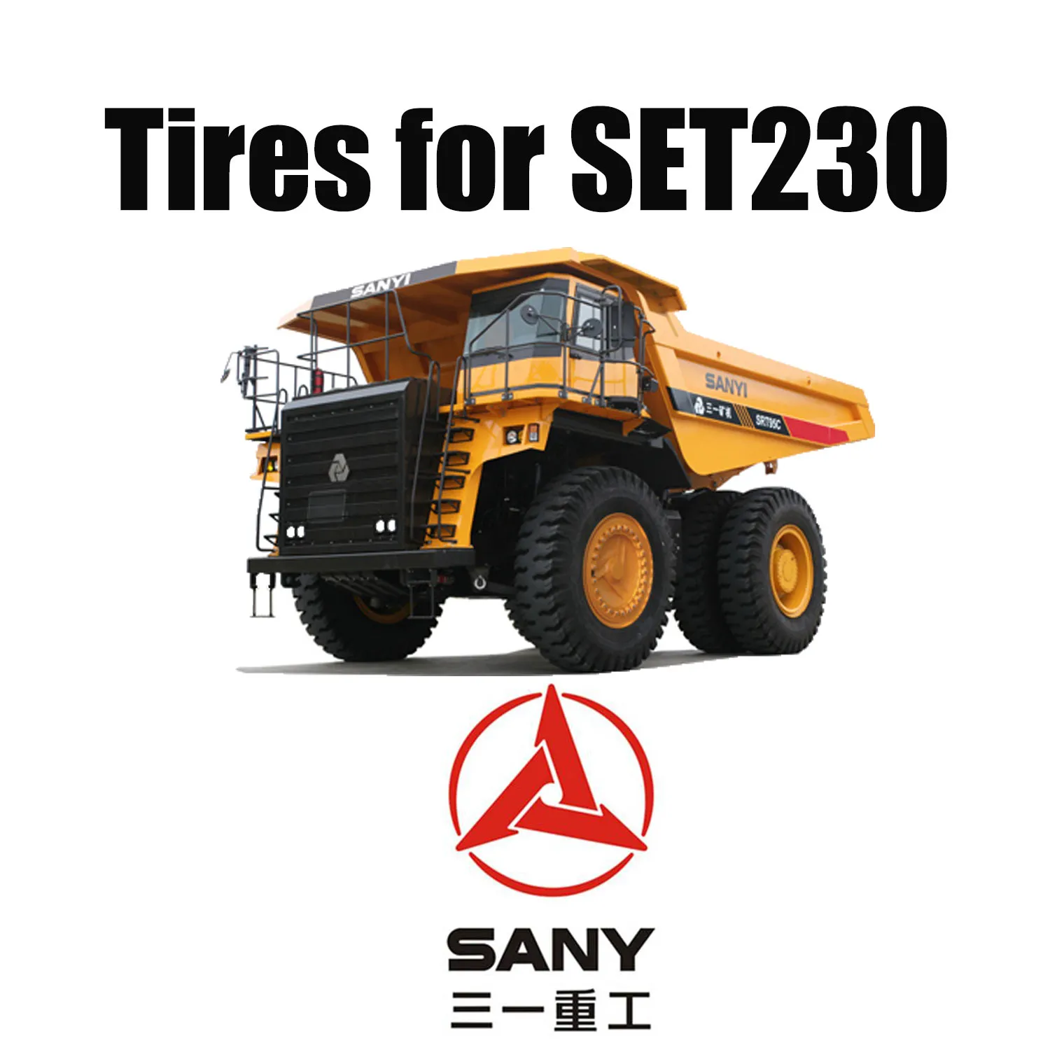 40.00R57 Radial OTR Tyres with Excellent Cut-resistant Tread for Mining Truck SANY SET230