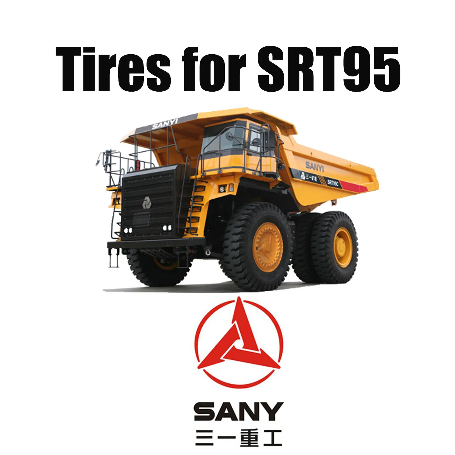 Premium Quality Giant Earthmover Tires 27.00R49 for Surface Mining Trucks SANY SRT95