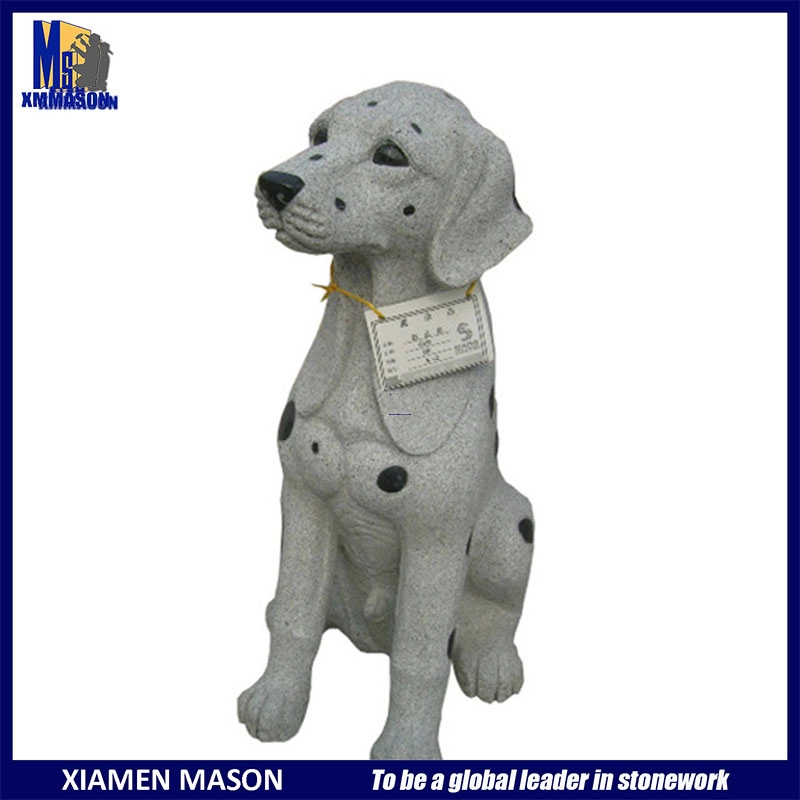 Hand Carved Outdoor Granite Stone Animal Dog Sculpture