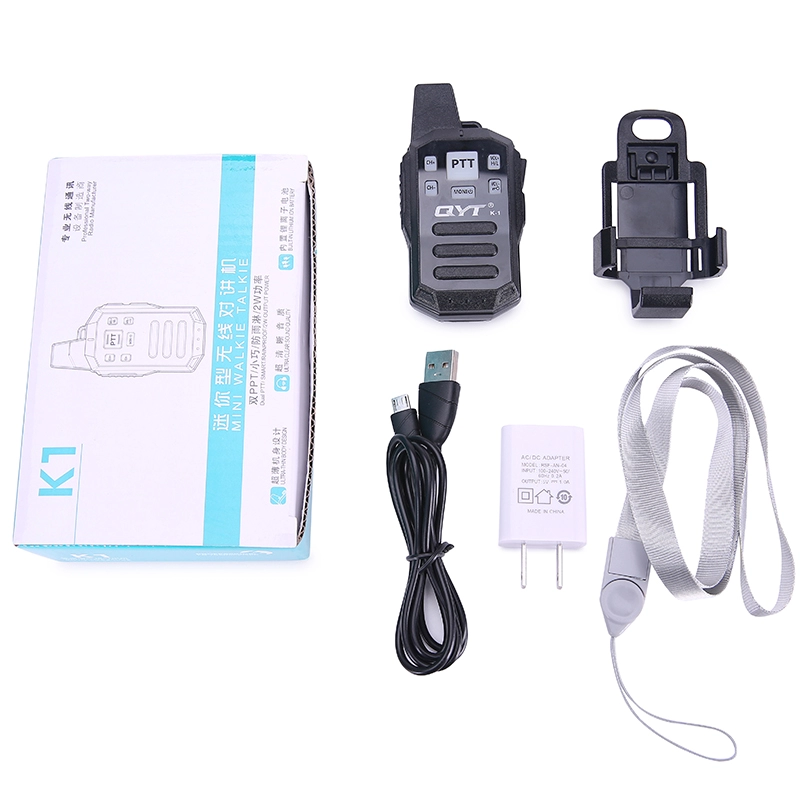 Mini UHF 2Watts IP54 kids walkie talkie