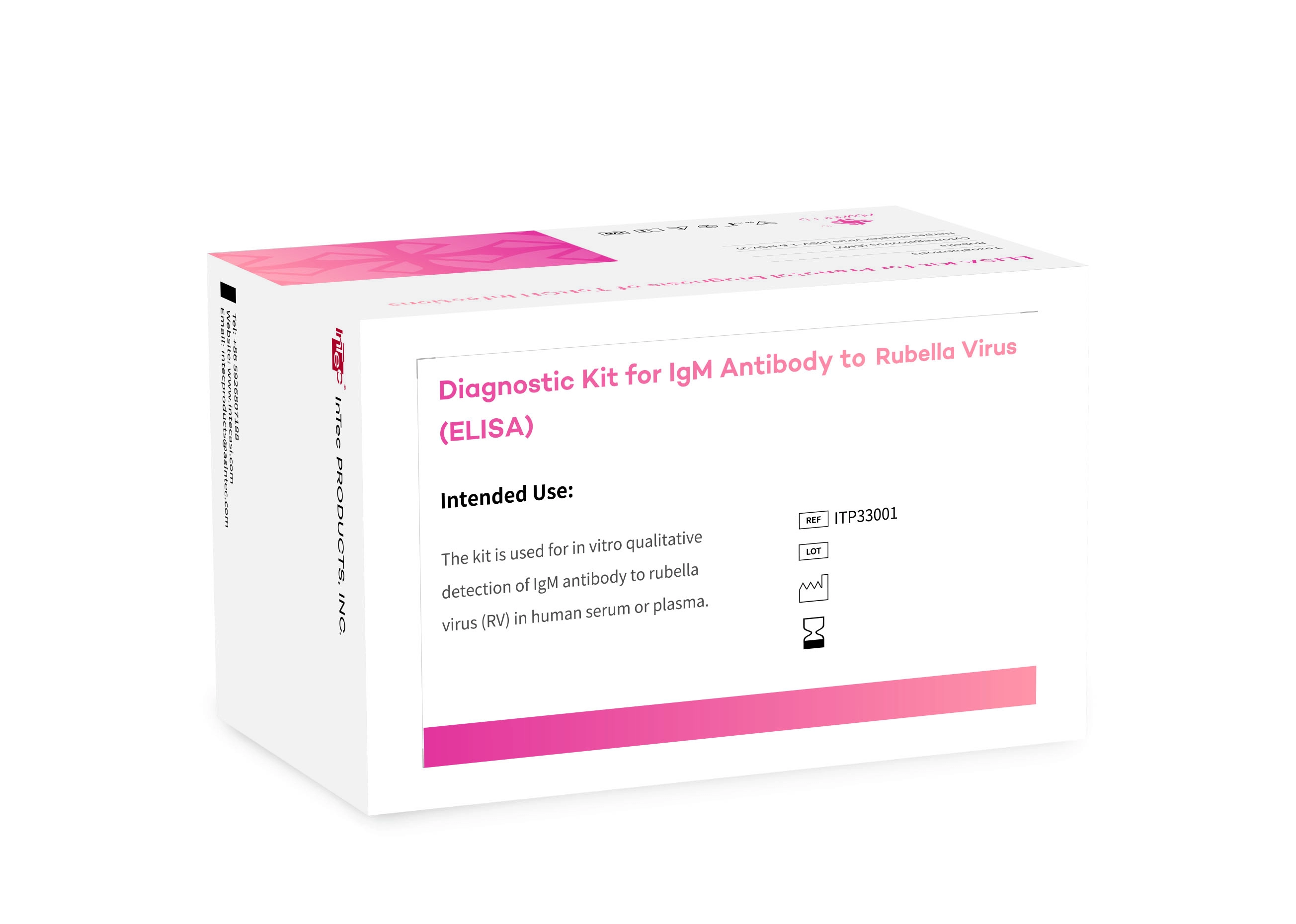 ELISA Diagnostic Kit for lgM Antibody to Rubella Virus