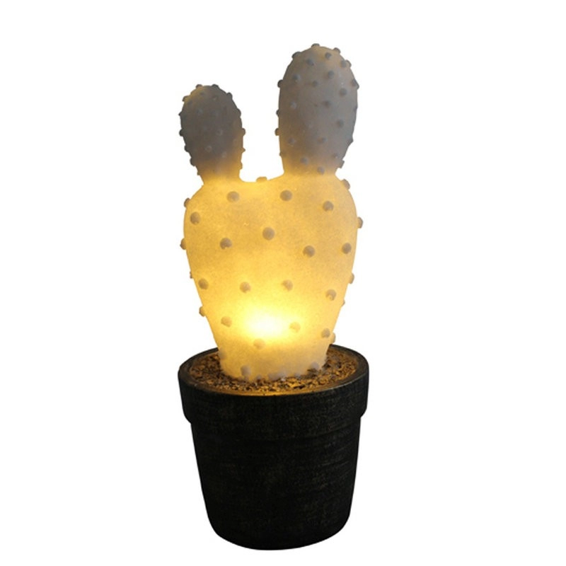 China Family Lighting Green Cactus Table Lamps