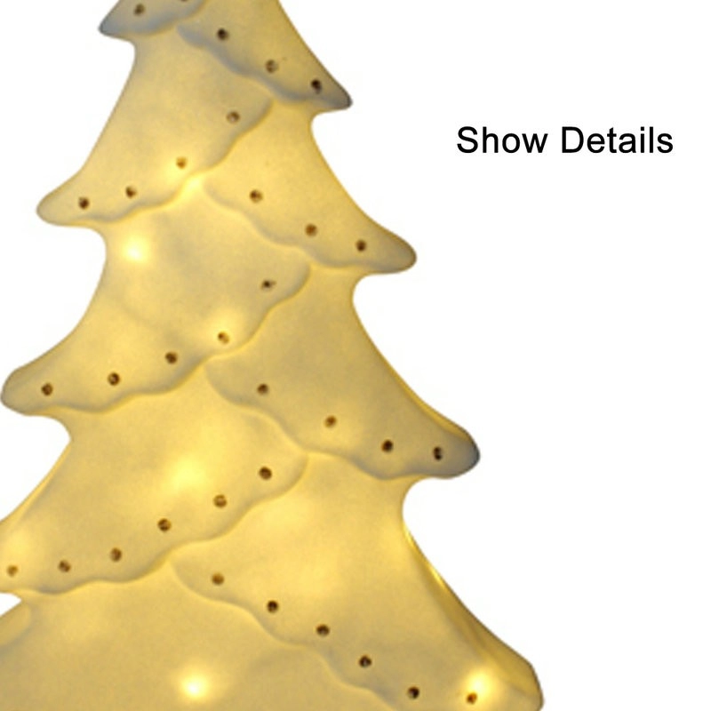 Outdoor Use White Christmas LED light Tree With Dots