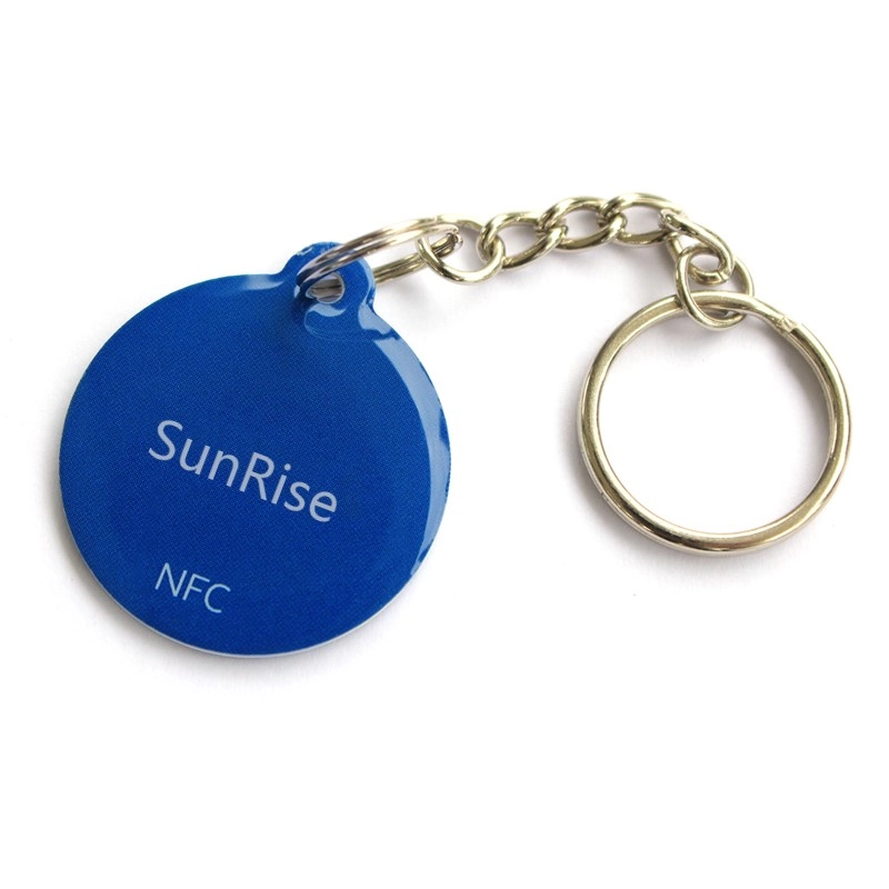NFC 13.56MH Epoxy Crystal Key Fobs Cards for Mobile Payment