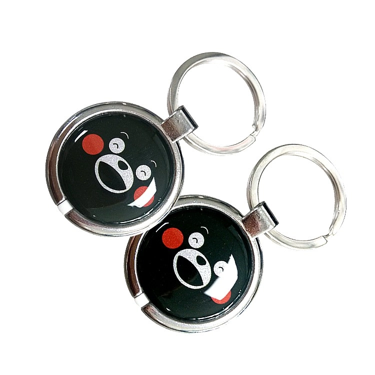RFID Key Fob with Metal Ring for Pet Identification