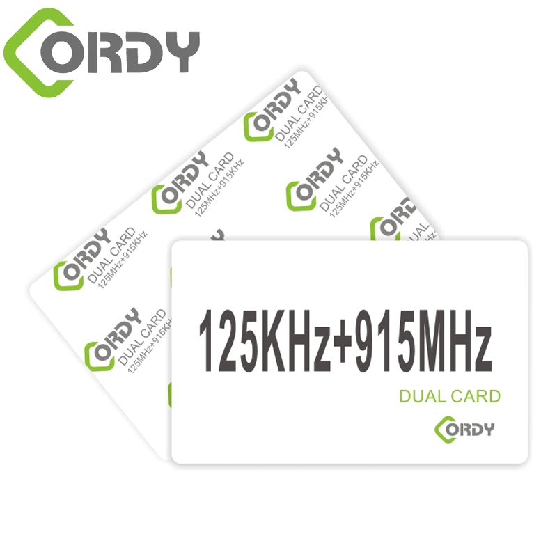 RFID dual frequency card 125KHz + 915MHz EM4200 + Alien Higgs3