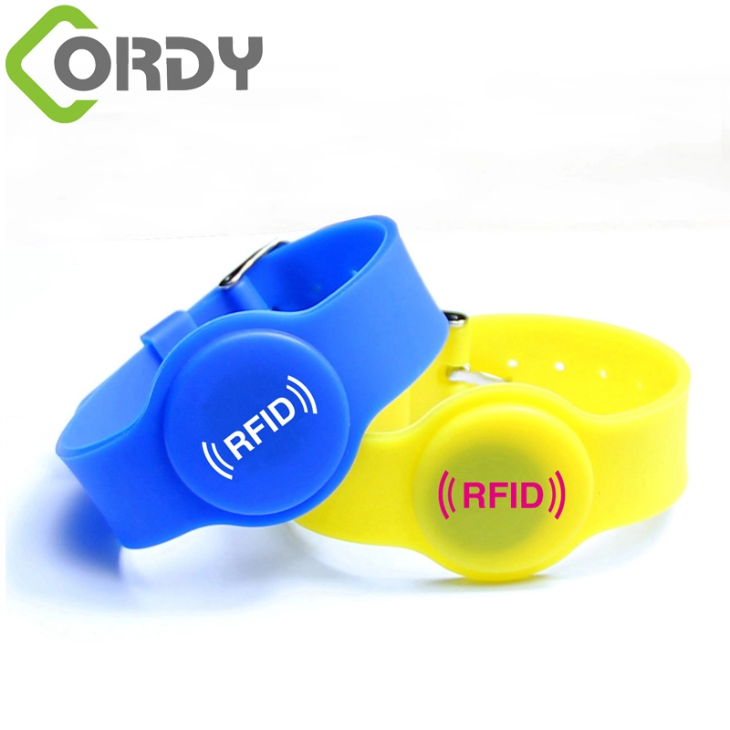 13.56 MHz HF silicone RFID wristband rfid bracelet for pools