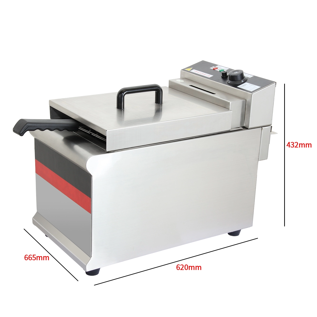Restaurant Countertop electric deep fryer for over temperature protection