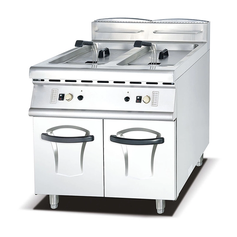 CHEERING Kitchen Equipment Stainless Steel Commcerial Gas Deep Fryer for Hotel and restaurant kitchen