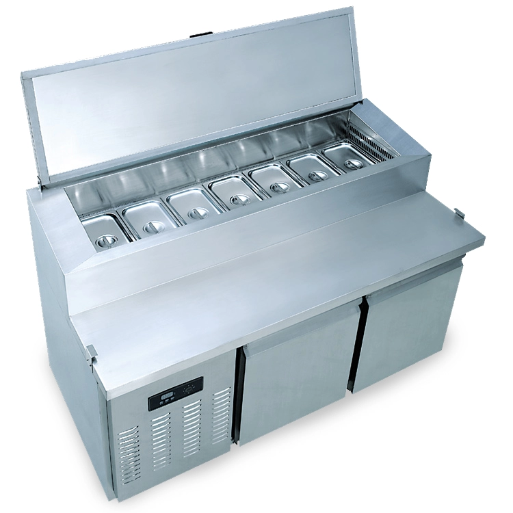 SCL4 Refrigerated Salad Bar Counter with Work Table