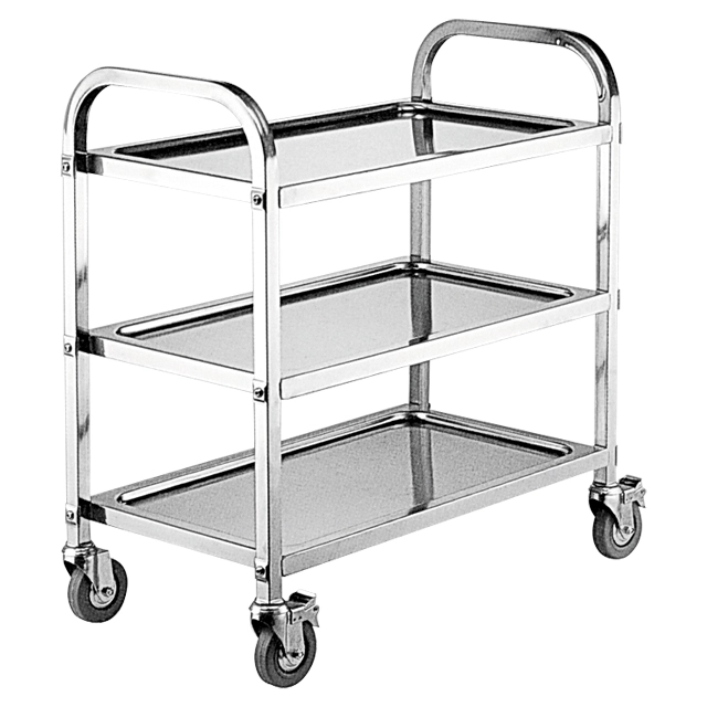 Kitchen equipment Stainless Steel Hand Trolley Cart For Sale
