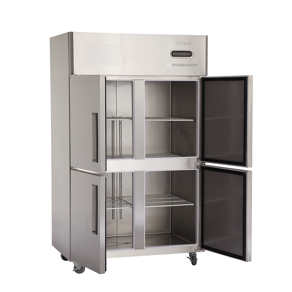 Stainless Steel Upright Freezer Refrigerator