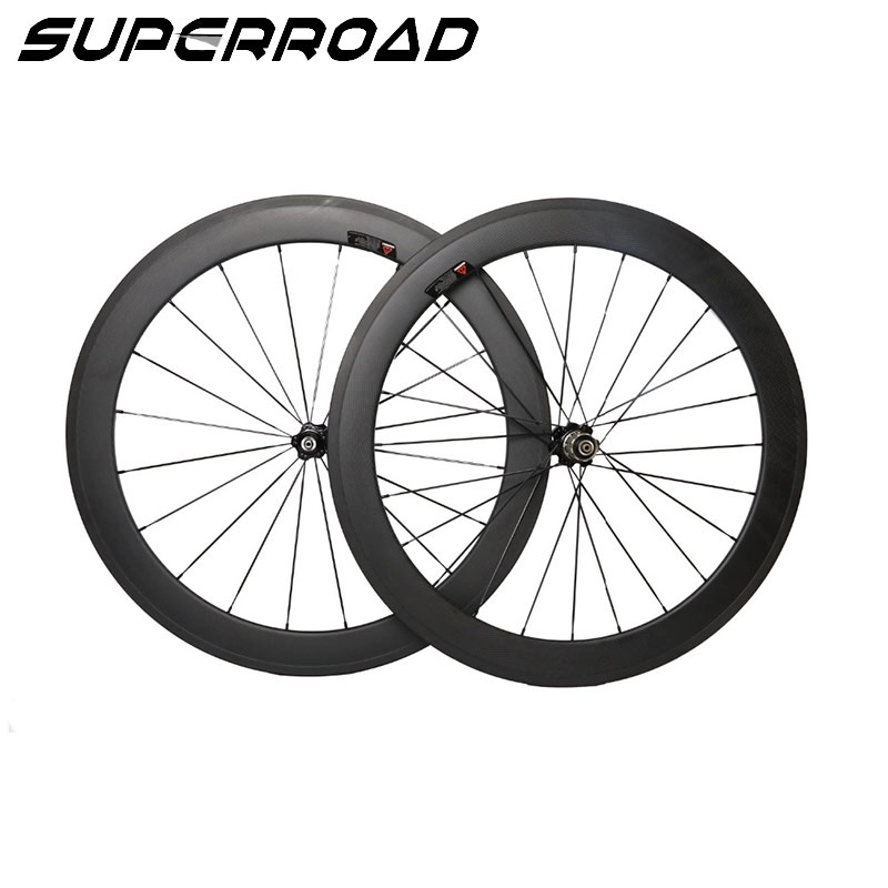 Tubeless Road Bike Wheels Carbon Fiber 700C Wheels