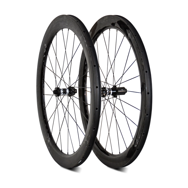 GoFast Road Bike DT Swiss 350 28mm width 55mm depth Tubeless Bicycle Carbon Wheels 700c