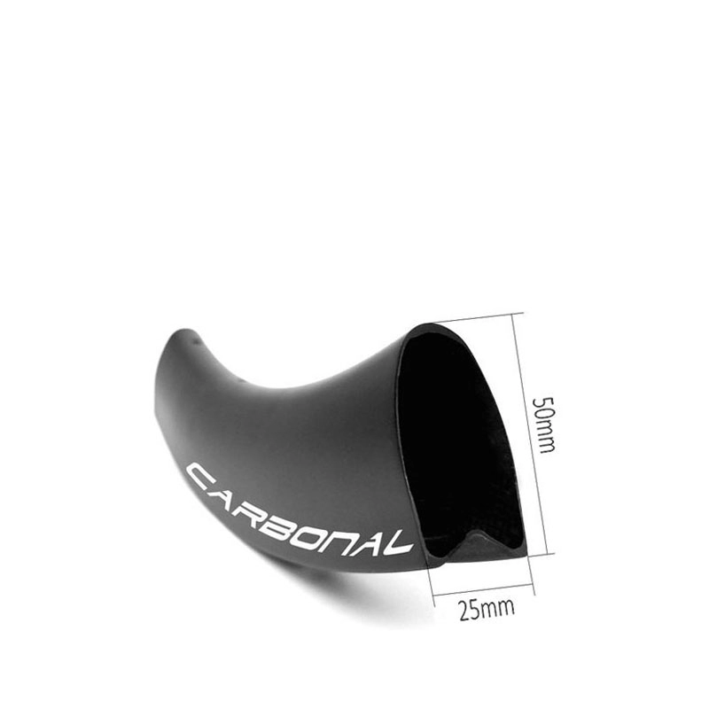 Disc road bike 50mm depth U shape 700C road carbon tubular rim