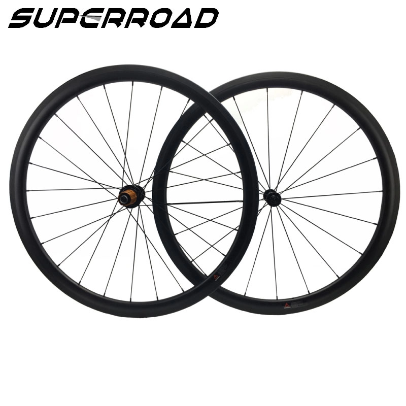 Custom Road Racing Bicycle Wheels 23/25mm Wide Clincher Wheelsets