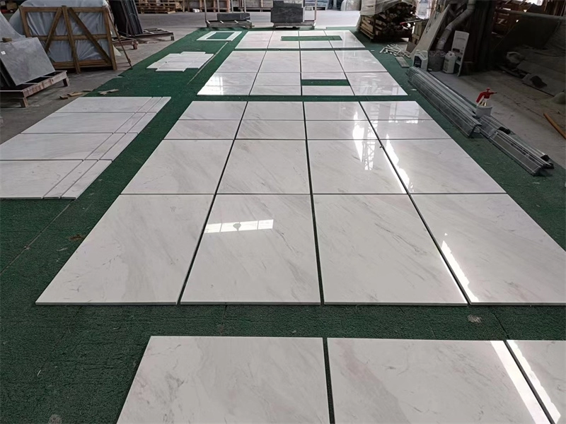 Wholesale White Volakas Marble Slab Tiles