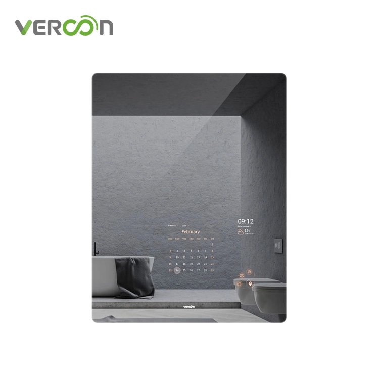 Vercon Bathroom Smart Mirror S8 Without LED Strip Light