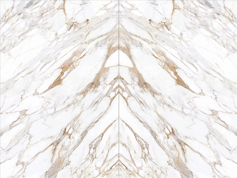 Calacatta Gold Sintered Stone Marble Tile Wall Background