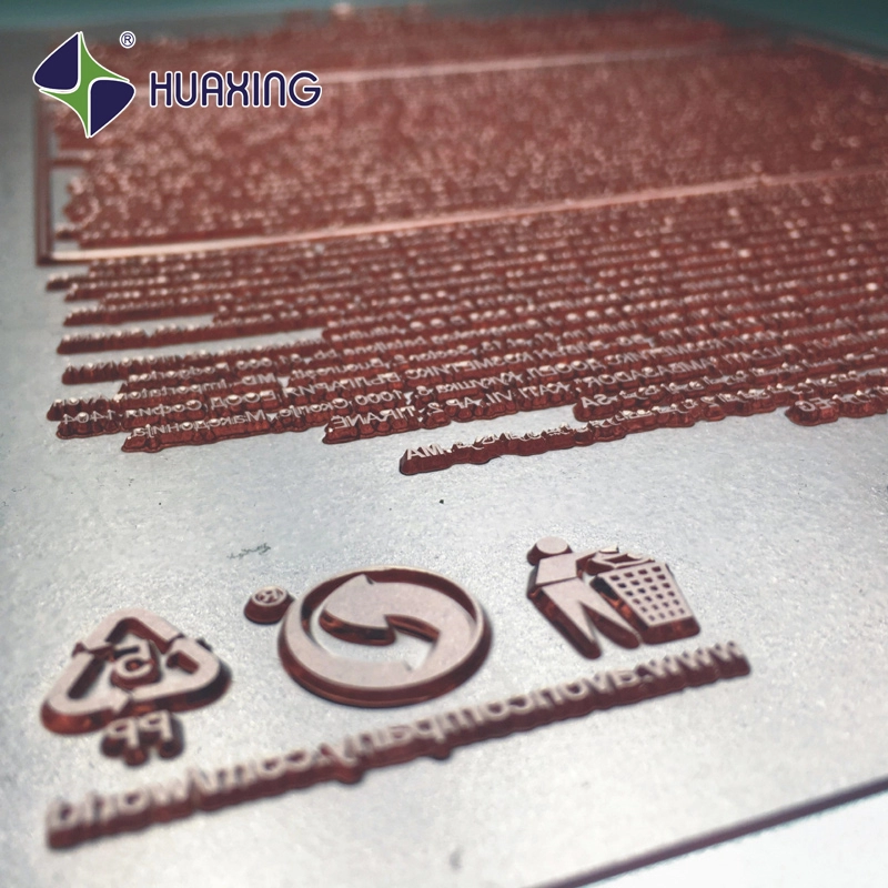 Custom photopolymer flexo rubber printing plate