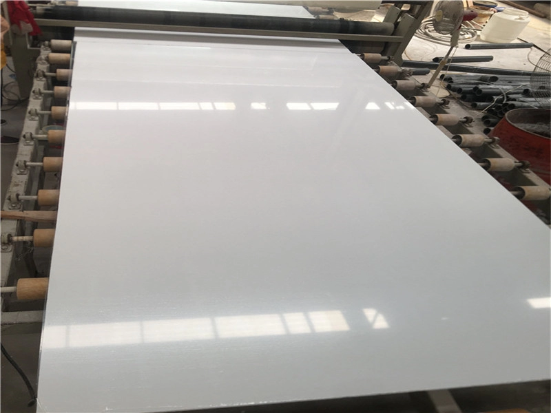 Engineer Stone Pure White Artificial Marble Slab