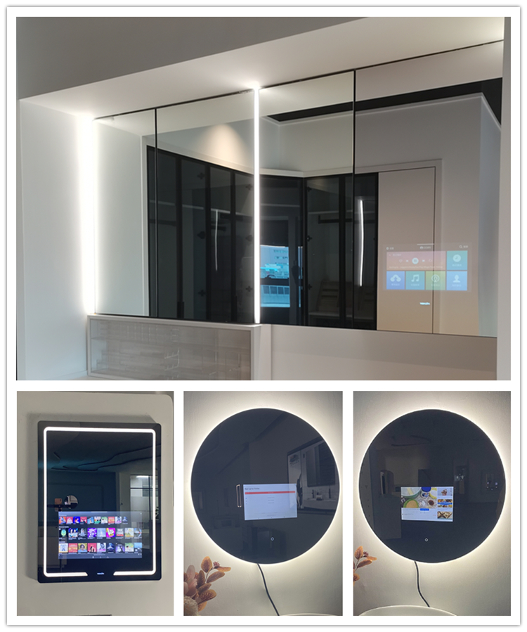 touch screen mirror for bathroom