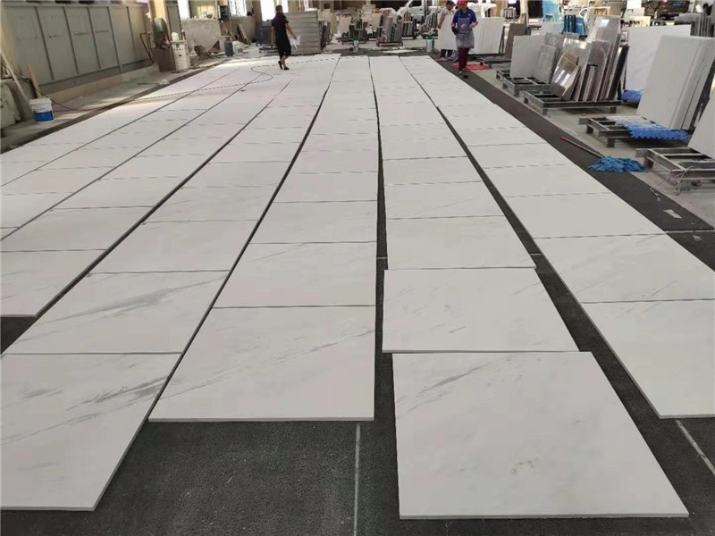 White Sivec Marble Slab Wholesale Marble Countertops Factory