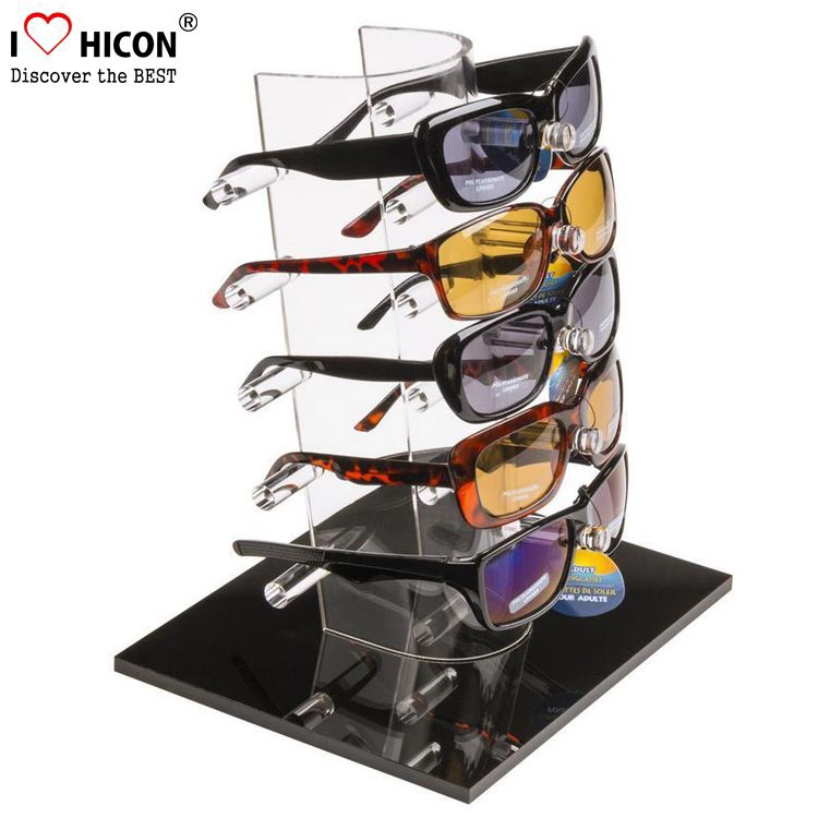Popular Counter Top Transparent Acrylic Sunglass Display Holder Rack