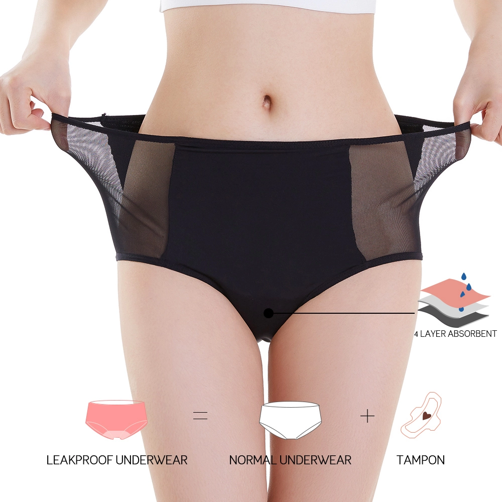 4 layer Absorbent Menstrual Period Proof Panties