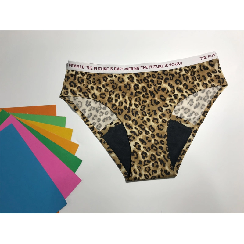 Leopard period underwear leak proof panties