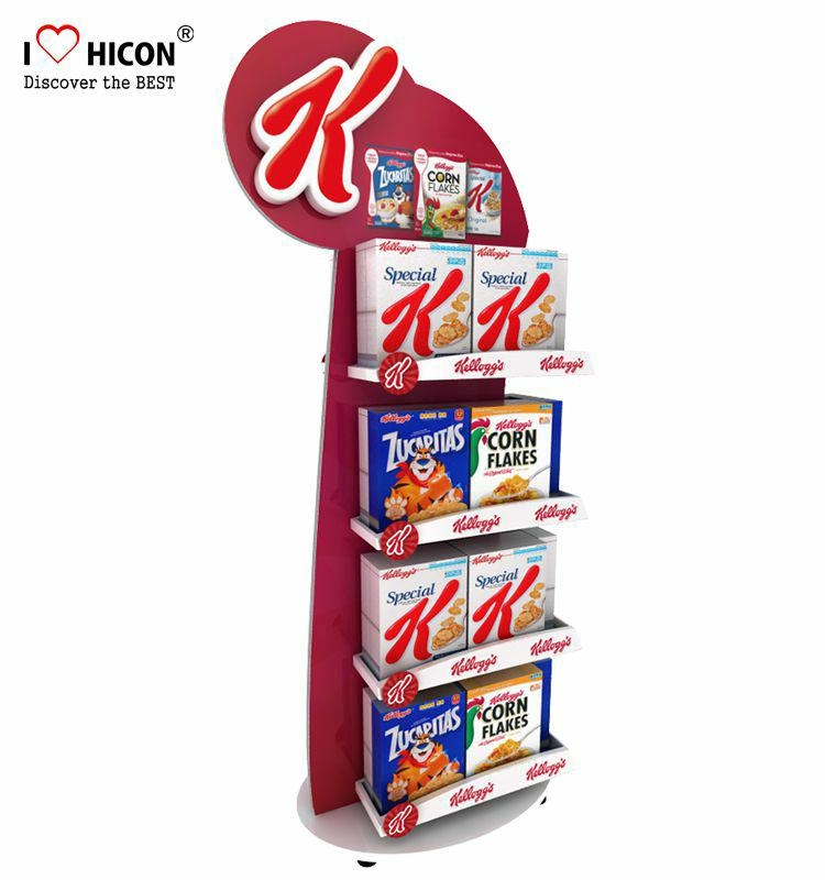 Customized Floor Delicious Artificial Food Display Stands For Sale