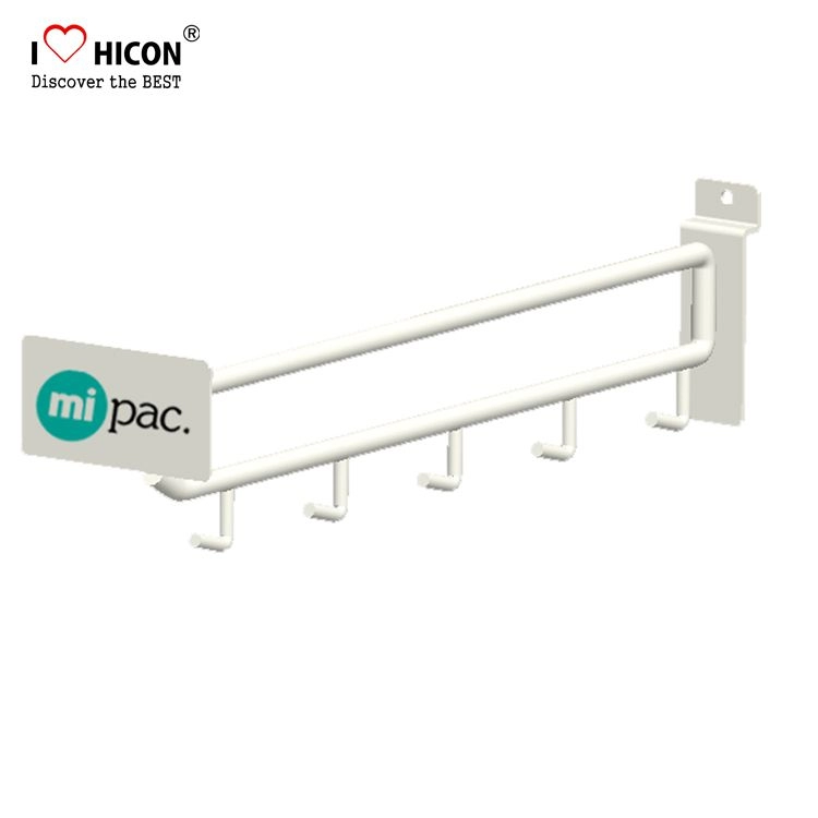 Display Accessory MI Pac Peg Hooks For Slatwall Metal Display Hooks For Retail