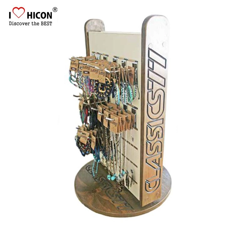 Impress Customers In Store Desktop Wood Jewelry Display Stand For Sale