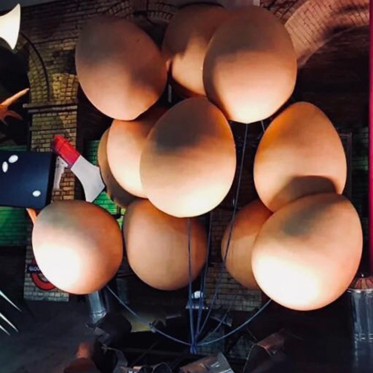 Wholesale artificial egg statue decorative egg props